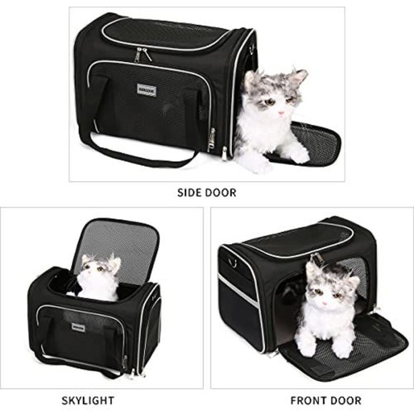 SERCOVE Airline Approved Collapsible Medium Sized Dog/Cat Carrier ( 20 Lbs.max) - Picture 4 of 17